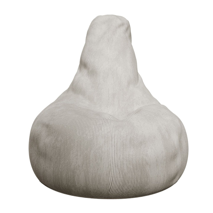 Sitzsack Chillex XL mit Hocker Cord Sessel Beige - Palo24