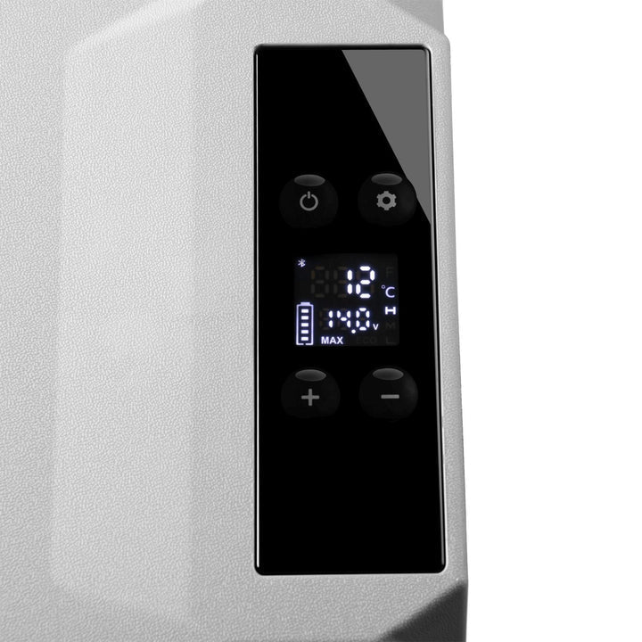 Glacière à compresseur Yukon 30 l en gris, contrôle par application et prise de chargement USB