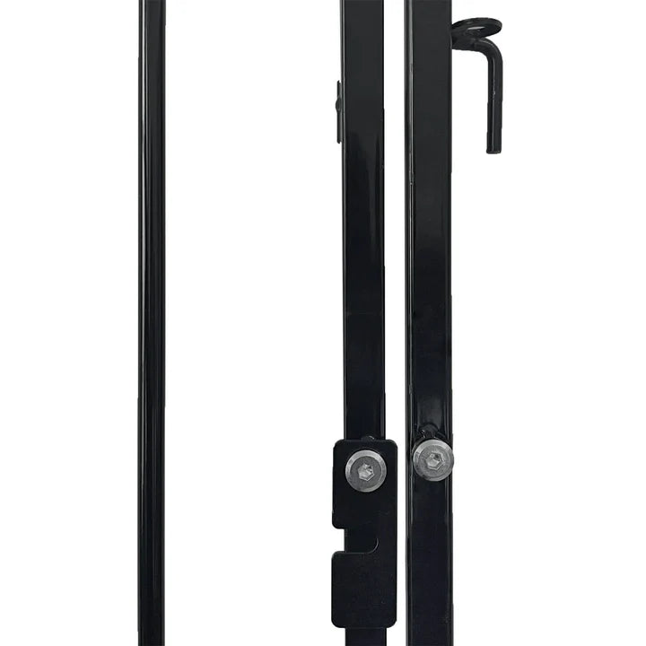 Metall Kaminschutzgitter 300 cm mit Tür und Befestigungsmaterial