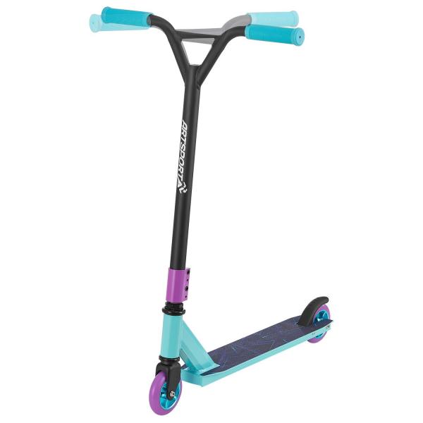 Stunt Scooter Retro Purple in Blau Lila Trick Roller mit 360° Lenkung