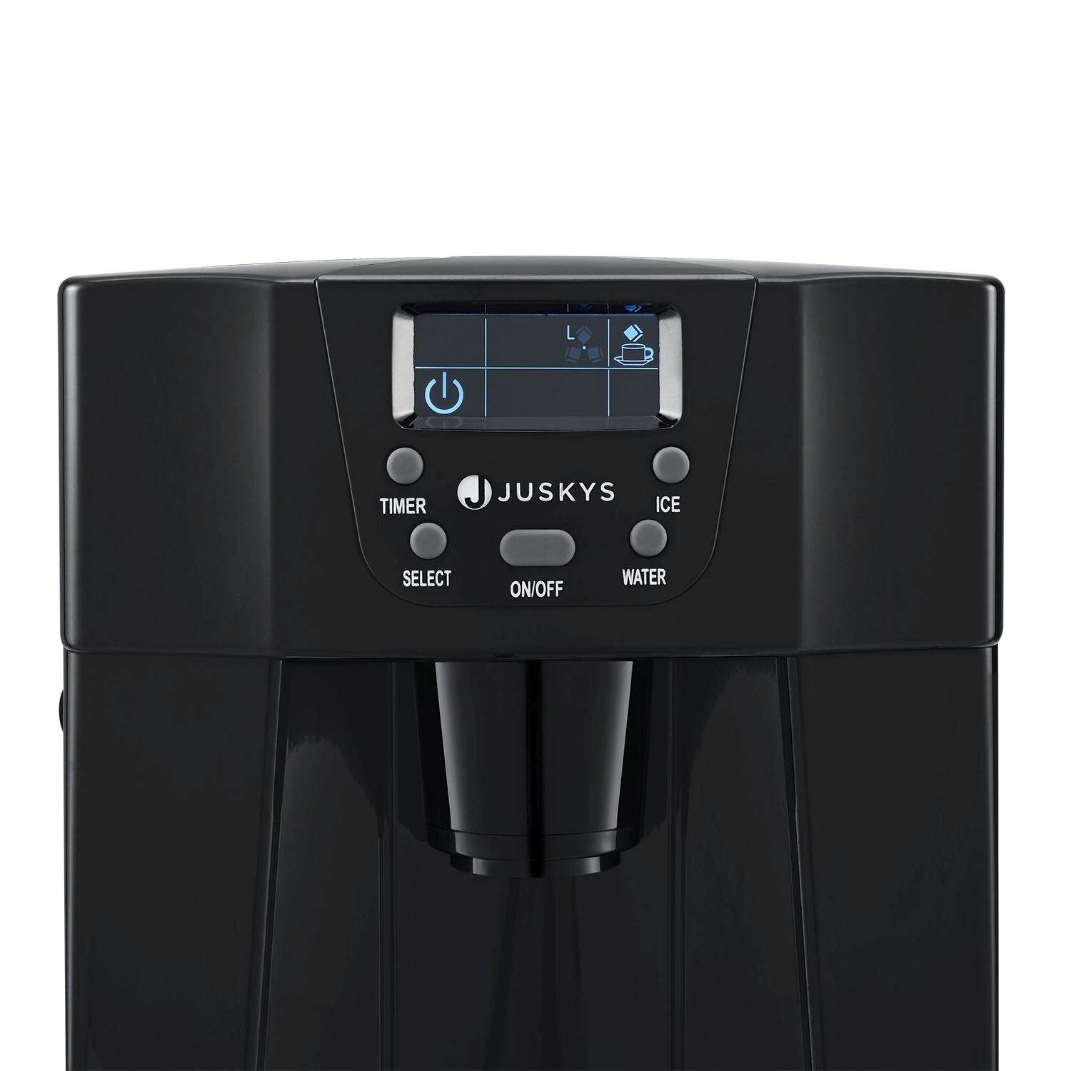 Eiswürfelmaschine PIM200L in schwarz mit Spender - Palo24