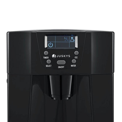 Eiswürfelmaschine PIM200L in schwarz mit Spender - Palo24