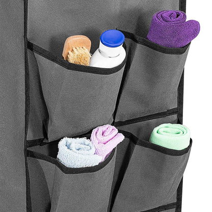 Schuhschrank M aus Stoff 9 Ebenen Grau - Palo24