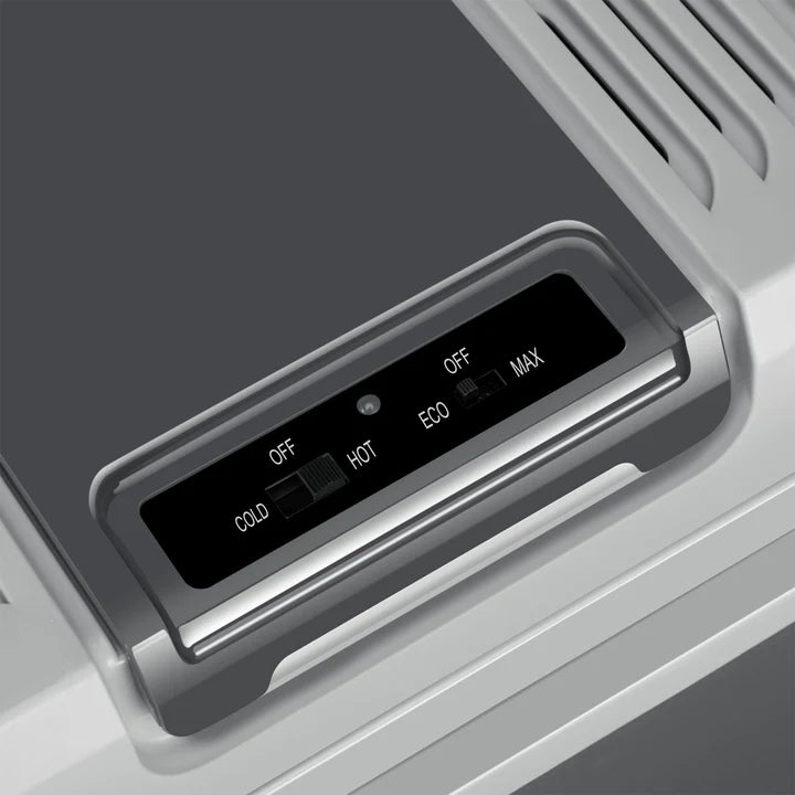 Glacière électrique Nordpol 24 litres en gris avec connexion pratique 12 V et 230 V