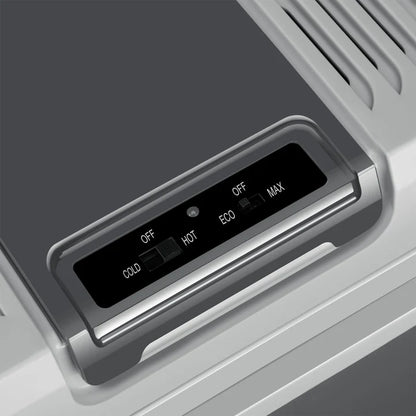 Glacière électrique Nordpol 24 litres en gris avec connexion pratique 12 V et 230 V