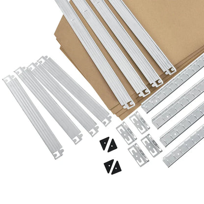 Mensola angolare portaoggetti "Corner Easy" 160 x 75 x 40-75 cm