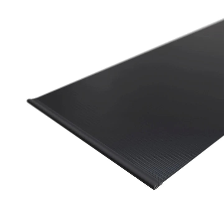 Panneau de clôture à bandes d'intimité en PVC anthracite, lot de 4