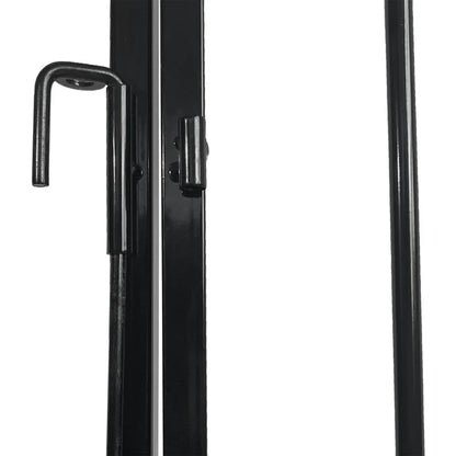 Metall Kaminschutzgitter 300 cm mit Tür und Befestigungsmaterial