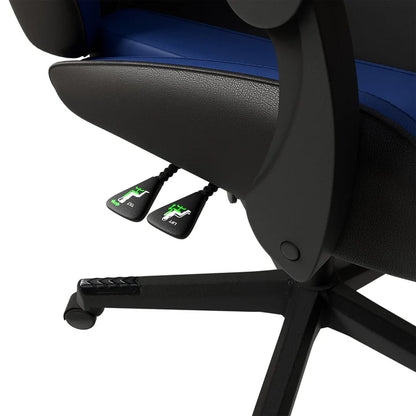 Bürostuhl Gamingstuhl HyperSeat schwarz/blau