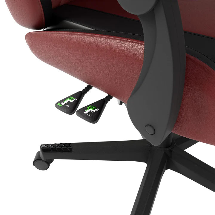 Bürostuhl Gamingstuhl HyperSeat bordeaux/schwarz