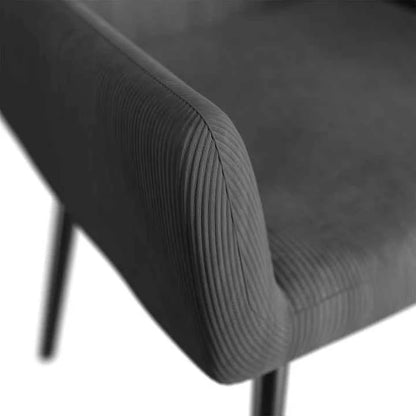 Ohrensessel Relaxsessel skandinavischen Design Cord Grau