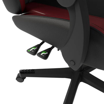 Bürostuhl Gamingstuhl HyperSeat schwarz/bordeaux
