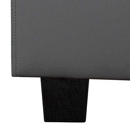 Lit capitonné LED Paris 180 x 200 cm - gris foncé