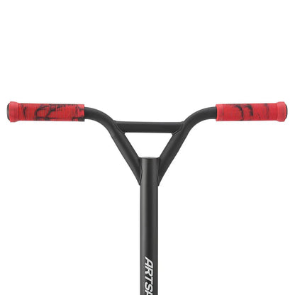 Stunt Scooter Red Smoke in Rot Schwarz Trick Roller mit 360° Lenkung