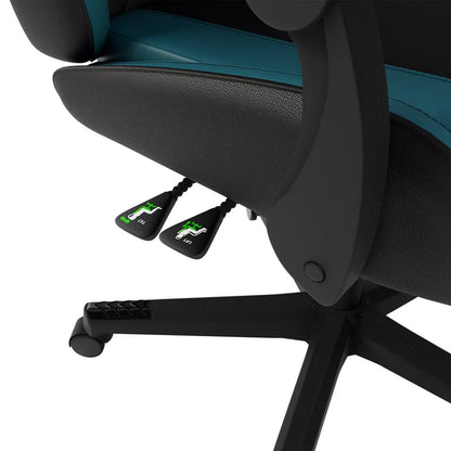 Bürostuhl Gamingstuhl HyperSeat schwarz/türkis