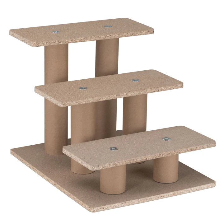Haustiertreppe Timmy in Beige 36 cm hohe Ein- und Ausstiegshilfe für Haustiere