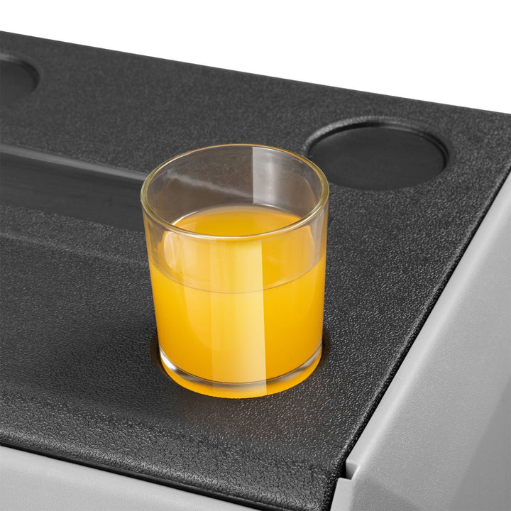 Glacière à compresseur Yukon 30 l en gris, contrôle par application et prise de chargement USB