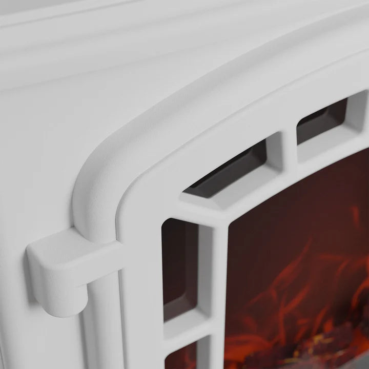 Elektrokamin 2000W mit Flammeneffekt Weiss