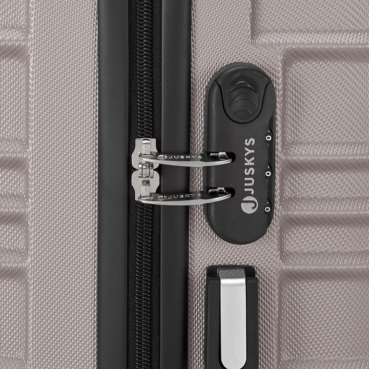 Set valigie rigide Roma - Champagne Set da 4 pezzi con scocca rigida in ABS antiurto e ruote a 360°