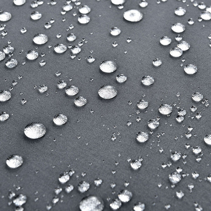 Tenda da sole laterale Dubai 300 x 160 cm grigio scuro tenda da sole in poliestere con rivestimento in PU