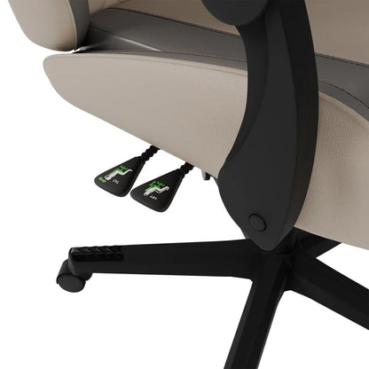 Bürostuhl Gamingstuhl HyperSeat beige/hellgrau