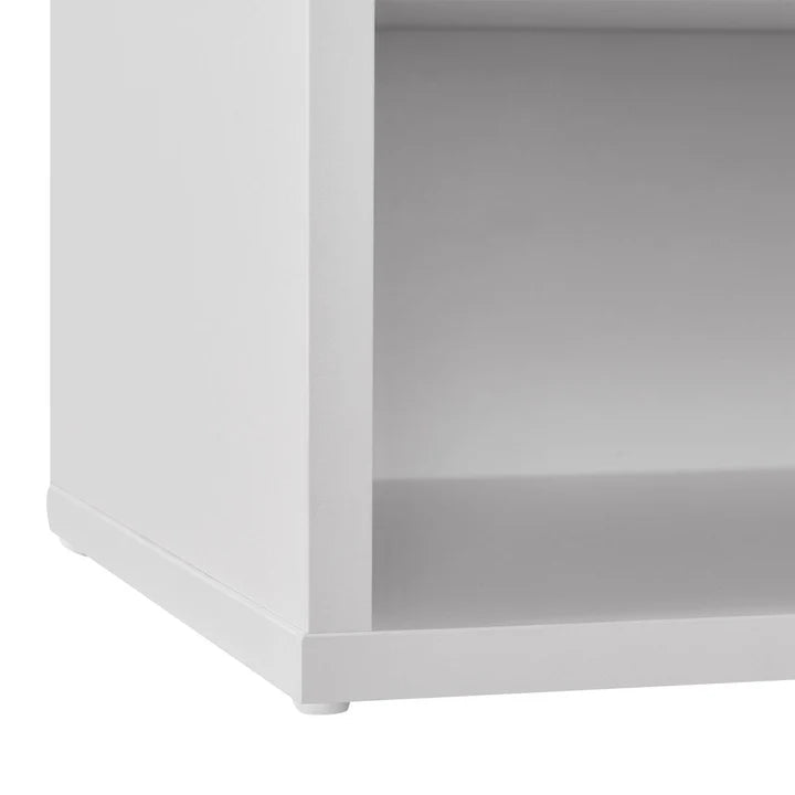 Schuhregal 104x30x48 cm Weiss