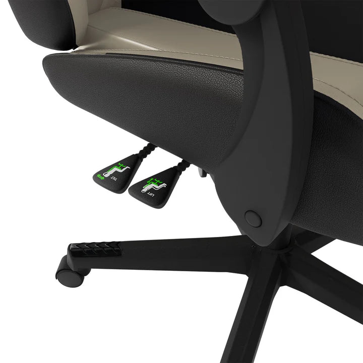 Bürostuhl Gamingstuhl HyperSeat schwarz/beige