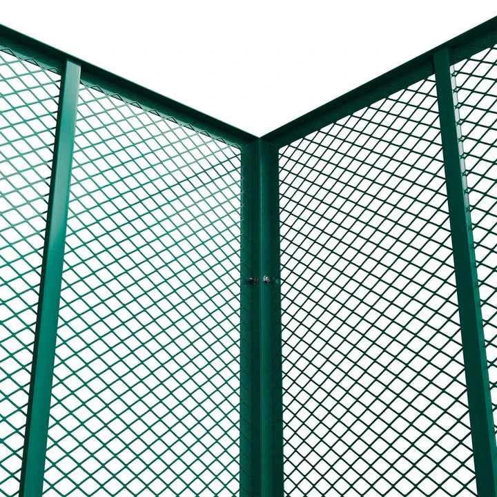 Metall Komposter für Gartenabfälle 800L Dunkelgrün