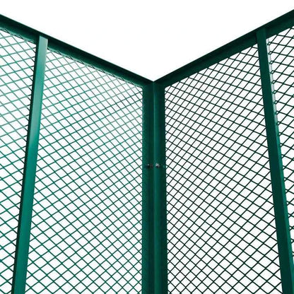 Metall Komposter für Gartenabfälle 800L Dunkelgrün