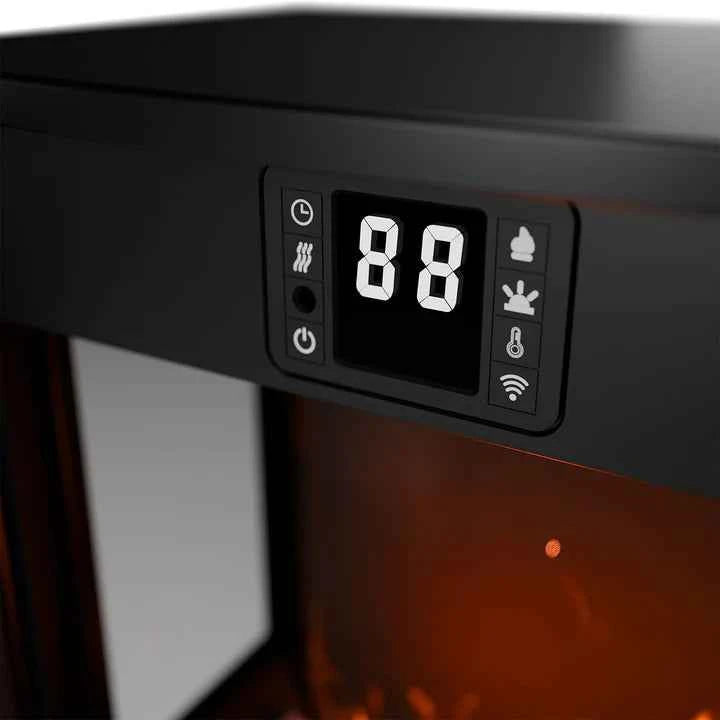 Elektrokaminofen 1800W mit Flammeneffekt mit App-Steuerung