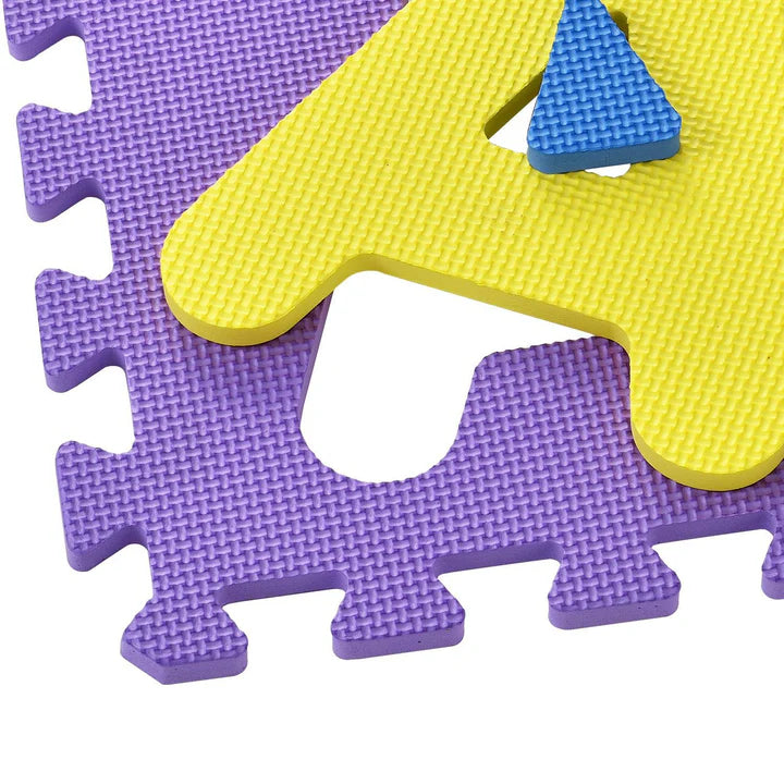 Tappetino puzzle per bambini Kim 36 pezzi dalla A alla Z e da 0 a 9