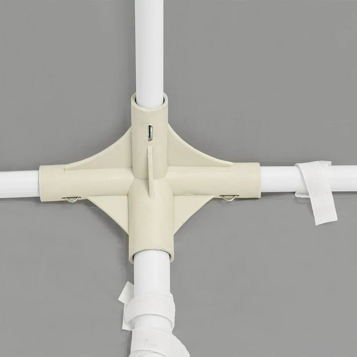 Tente de jardin tente de fête 3x6m avec parois latérales en gris foncé