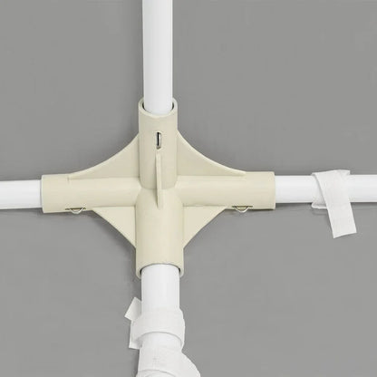 Tente de jardin tente de fête 3x6m avec parois latérales en gris foncé