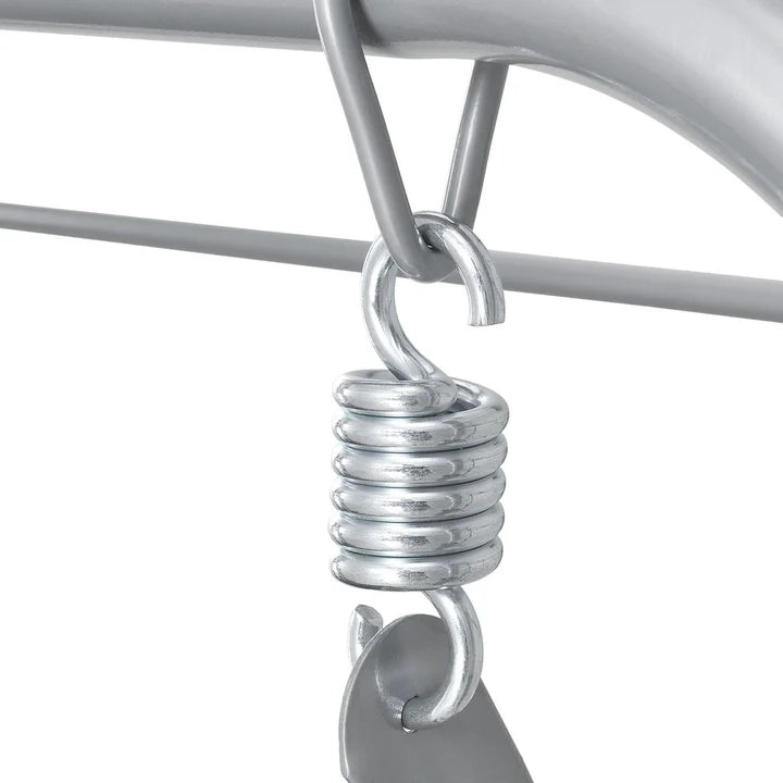 Hollywoodschaukel Cecina 3-Sitzer beschichtetes Stahlgestell in rot