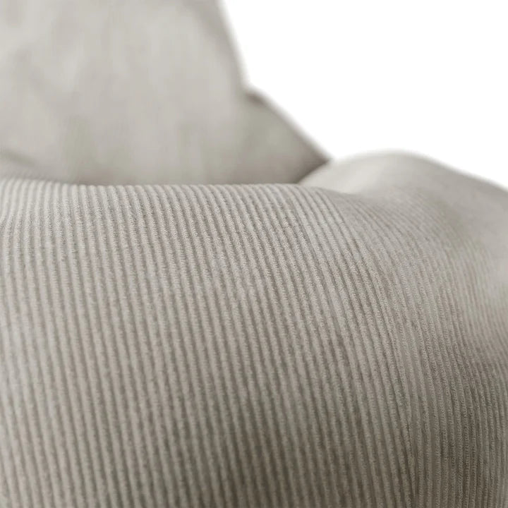 Sitzsack Chillex XL mit Hocker Cord Sessel Beige - Palo24