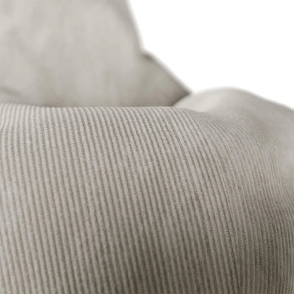 Sitzsack Chillex XL mit Hocker Cord Sessel Beige - Palo24