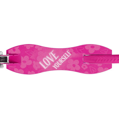 Trottinette / scooter de ville « Girl Power » rose