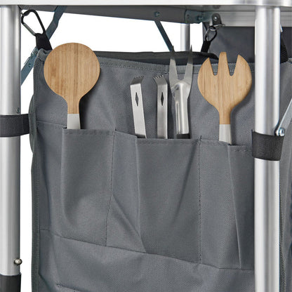 Grande cucina da campeggio pieghevole da cucina Garda in grigio