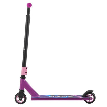 Stunt Scooter Galactic Cruiser en Violet Noir Trick Scooter avec direction à 360°