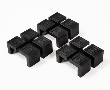 12-er Satz Bodenschoner für Festzeltgarnitur