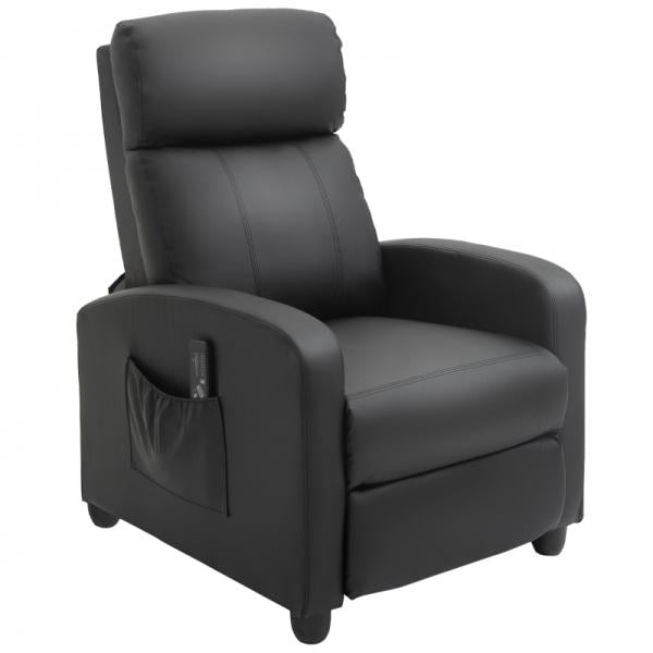 Fauteuil de massage fonction de massage fonction inclinable massage 2 points noir