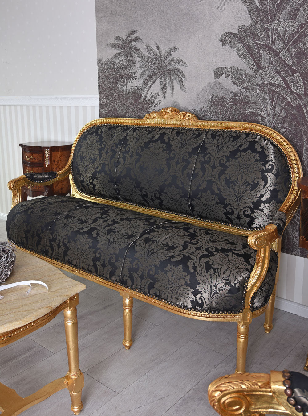 GRUPPO DI SEDUTE SET DI SEDUTE BAROCCO MOBILI PER SOGGIORNO SET DIVANO