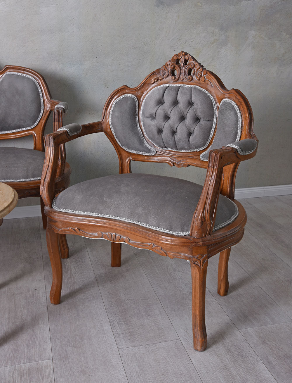 Sofagarnitur Sitzgruppe Barock Sessel Couchtisch Couchgarnitur