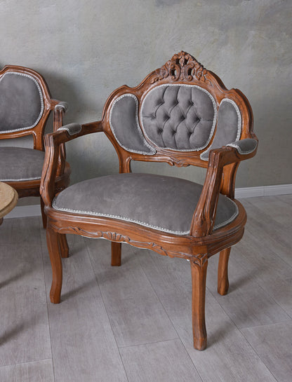 Sofagarnitur Sitzgruppe Barock Sessel Couchtisch Couchgarnitur