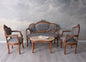 Sofagarnitur Sitzgruppe Barock Sessel Couchtisch Couchgarnitur
