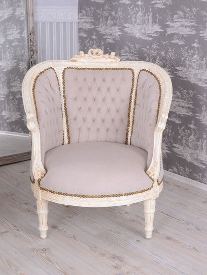 GRUPPO DI SEDUTE SET SALOTTO BAROCCO DIVANO E DUE POLTRONE TAVOLO MARMO