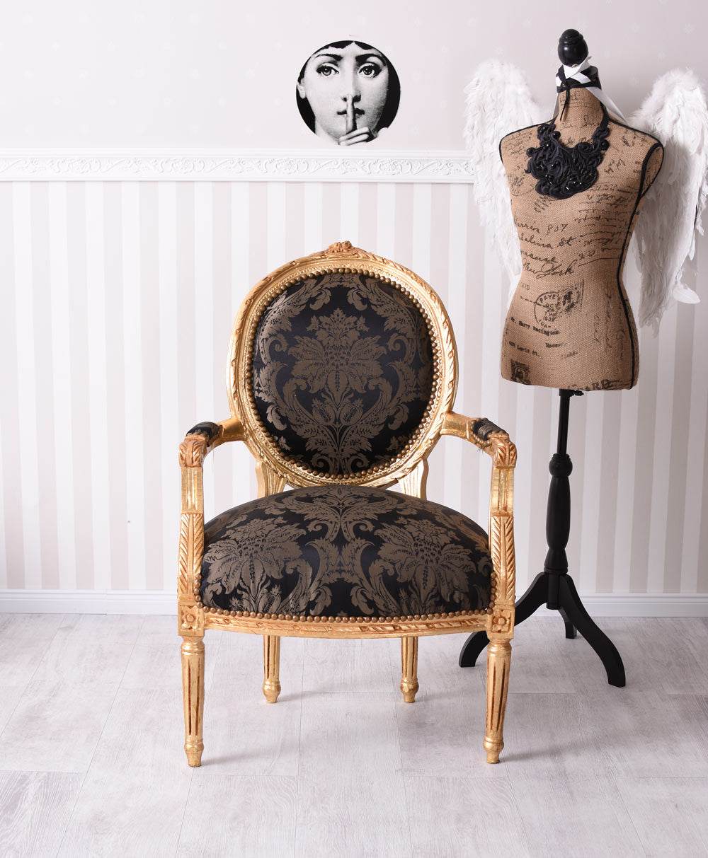 Königlicher Medaillon Sessel Barockstil - Palo24
