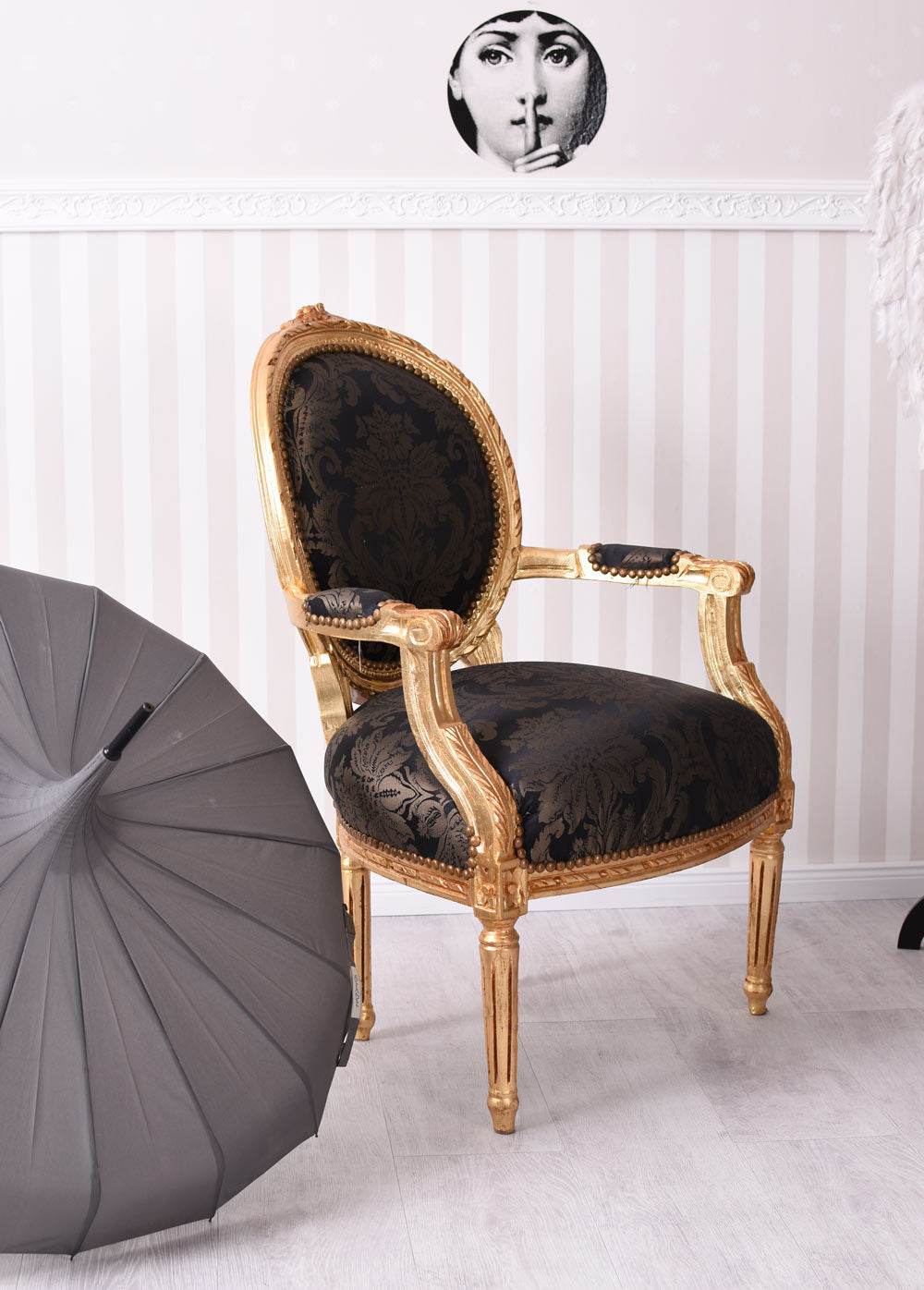 Königlicher Medaillon Sessel Barockstil - Palo24