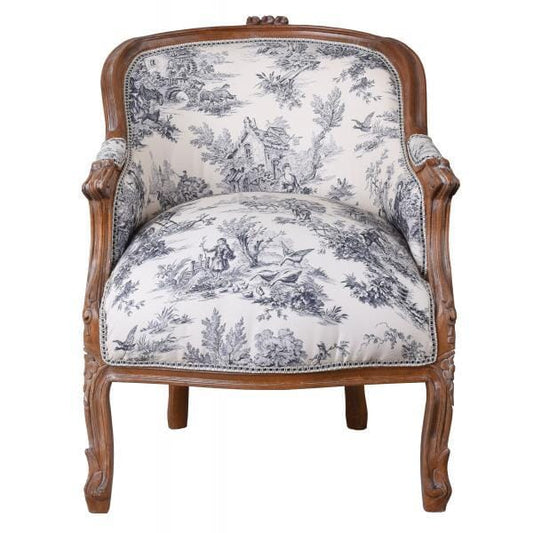 BERGERE EN CONFESSIONAL BAROCCA POLTRONA G-BROWN HOLLAND