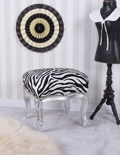 REPOSE-PIED BAROQUE REPOSE-PIEDS ARGENT ANTIQUE